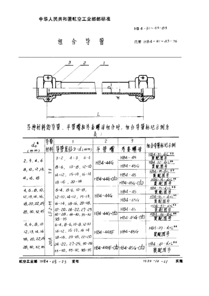 HB 4-36-1983組合導(dǎo)管