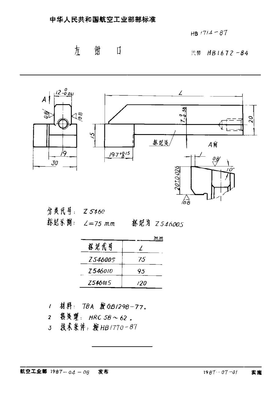 HB 1714-1987左鉗口