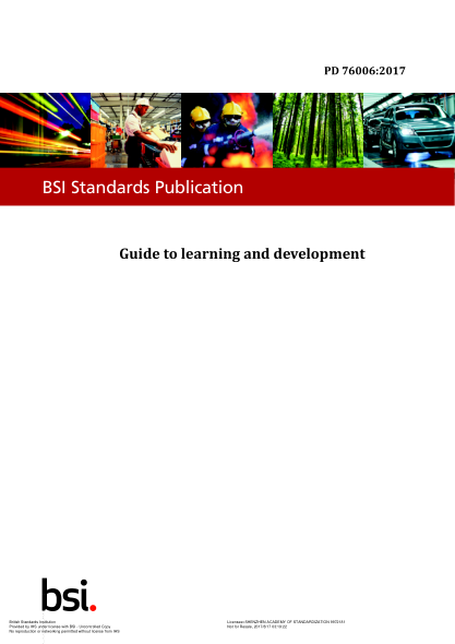 PD 76006-2017 學習與發(fā)展指南 Guide to learning and development
