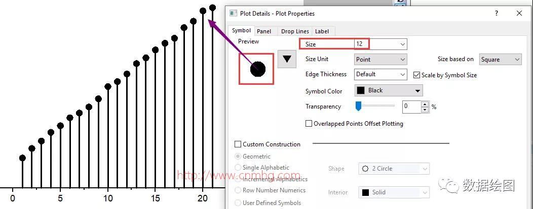 OriginPro:穿了馬甲的散點(diǎn)圖--滑珠圖