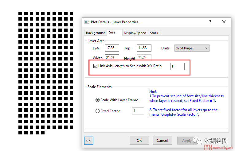 Origin(Pro):方格圖(Pictogram
