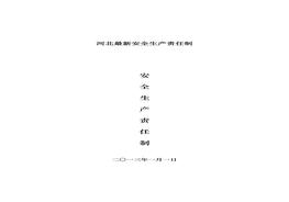 河北最新安全生產(chǎn)責(zé)任制doc