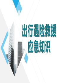 出行遇險救援應急知識pptx