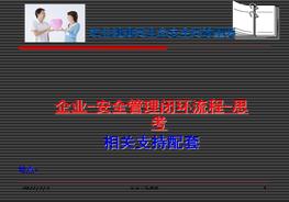 工貿(mào)企業(yè)三級(jí)安全標(biāo)準(zhǔn)化-安全管理閉環(huán)流程ppt