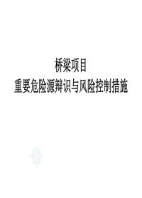 橋梁危險源清單及預(yù)防措施doc