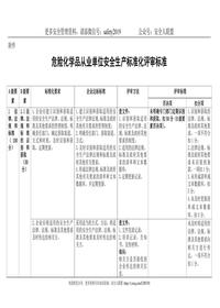 危險(xiǎn)化學(xué)品從業(yè)單位安全生產(chǎn)標(biāo)準(zhǔn)化評審標(biāo)準(zhǔn)(1)doc