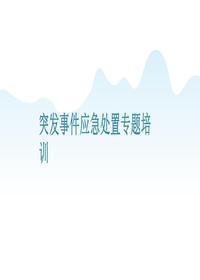 突發(fā)事件應(yīng)急處置專題培訓(xùn)丨55頁(yè)pptx
