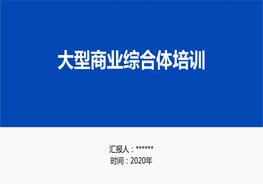 大型商業(yè)綜合體培訓(xùn)課件（50頁）pptx