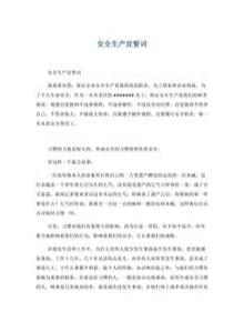 安全生產(chǎn)宣誓詞docx