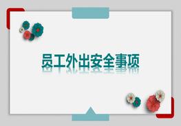 員工出行安全注意事項pptx