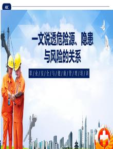 一文說透重大危險源、隱患和風險間的關(guān)系（45頁）pptx