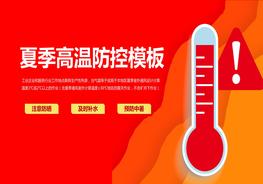 夏季高溫防控模板pptx