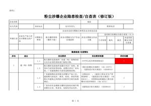 粉塵涉爆企業(yè)隱患檢查自查表（修訂版）xlsx