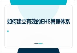 如何建立有效的EHS管理體系（56頁(yè)）pptx