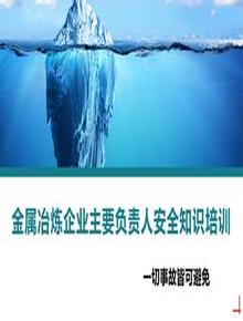 金屬冶煉企業(yè)主要負(fù)責(zé)人：安全生產(chǎn)管理丨25頁(yè)pptx