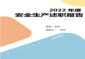 2022安全負責人年度述職報告匯編（32頁）docx