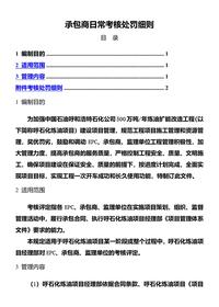承包商日?？己颂幜P細(xì)則doc