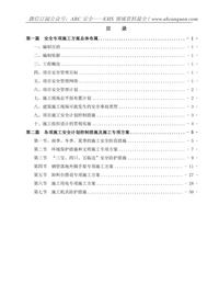 安全管理專項方案doc