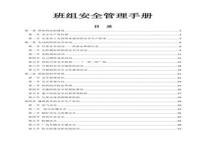 班組安全知識(shí)手冊(cè)doc