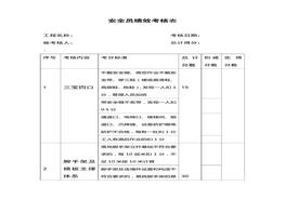 安全員績效考核表doc