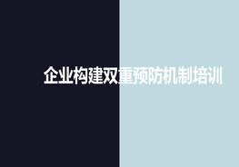 企業(yè)構(gòu)建雙重預(yù)防機(jī)制培訓(xùn)pptx