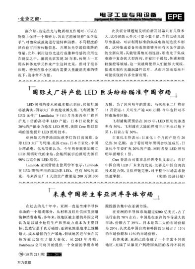 未來中國將主宰亞洲半導體市場