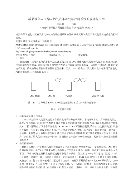 撬裝液化——壓縮天然氣汽車加氣站控制系統(tǒng)的設(shè)計(jì)與應(yīng)用
