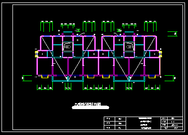 砌筑技術(shù)交底CAD附圖：磚砌體平面位置尺寸布置圖