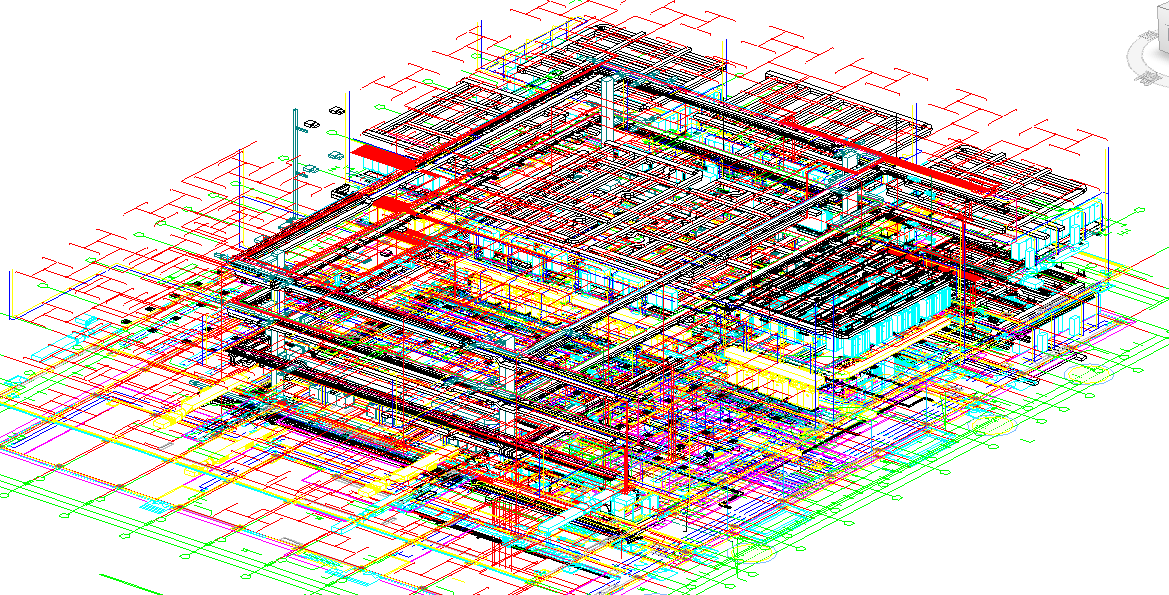 數(shù)據(jù)機(jī)房機(jī)電BIM綜合排布