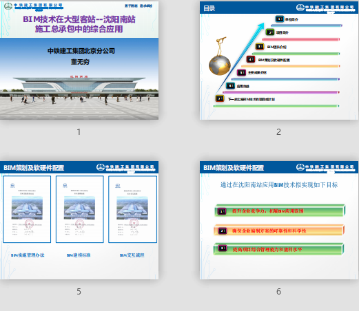 BIM技術(shù)在沈陽南站施工總承包中的綜合應(yīng)用匯報