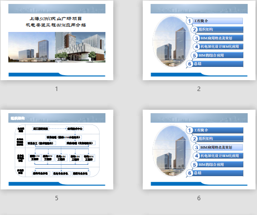 上海天山SOHO項目BIM技術(shù)應(yīng)用匯報
