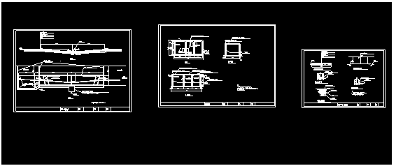 某工程洗車槽、化糞池等CAD施工設計圖
