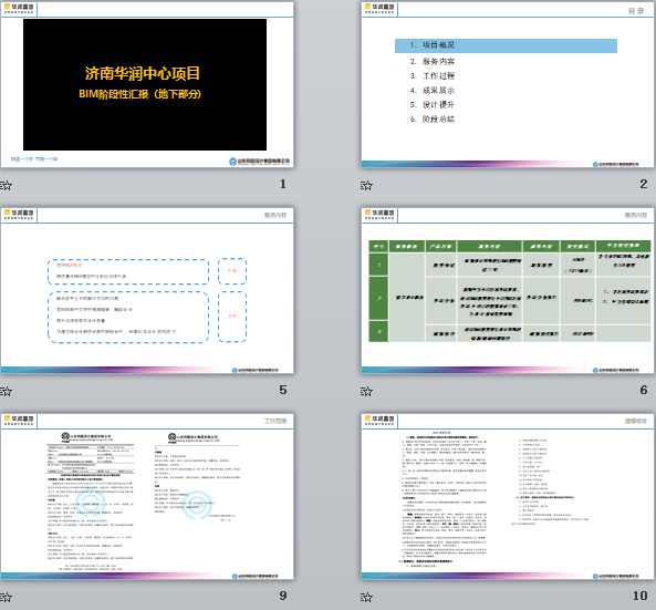 山東濟南華潤萬象城BIM技術(shù)應(yīng)用匯報PPT